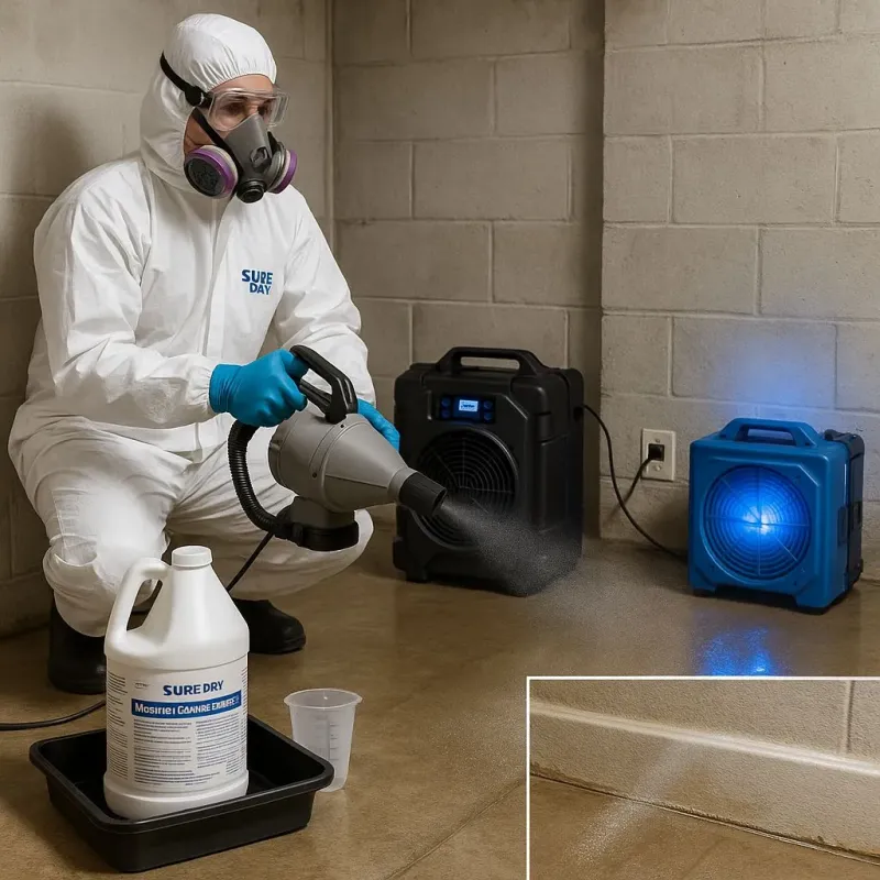 Sanitization and Odor Removal process in McAllen, TX