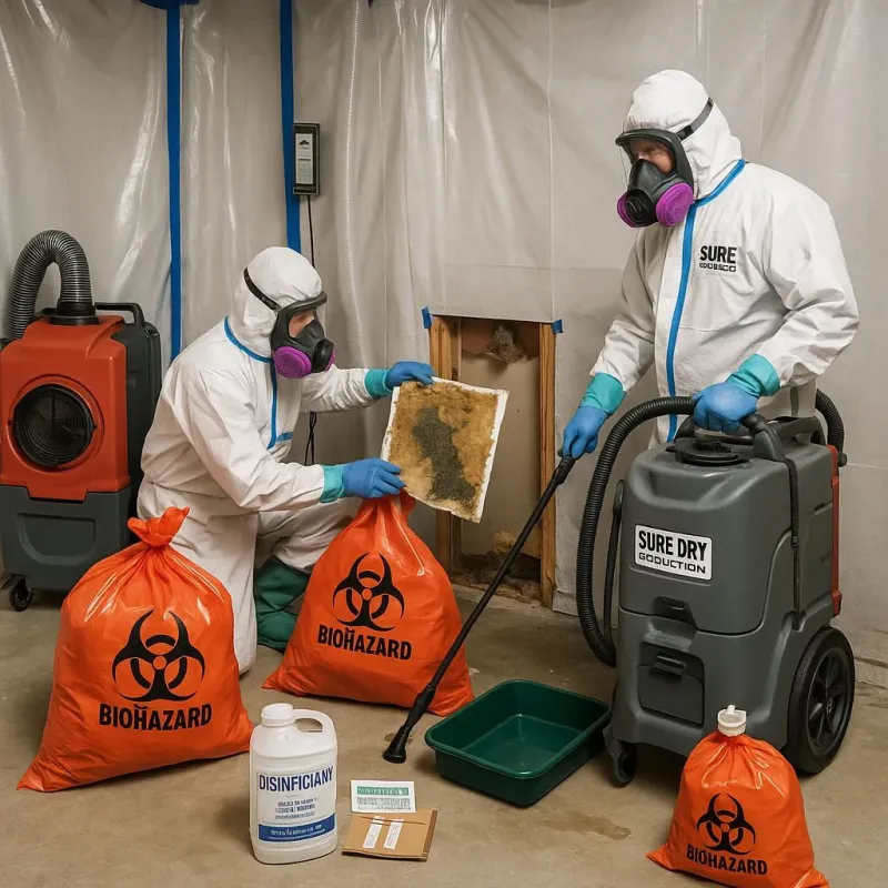 Contaminated Water Handling Protocols process in McAllen, TX