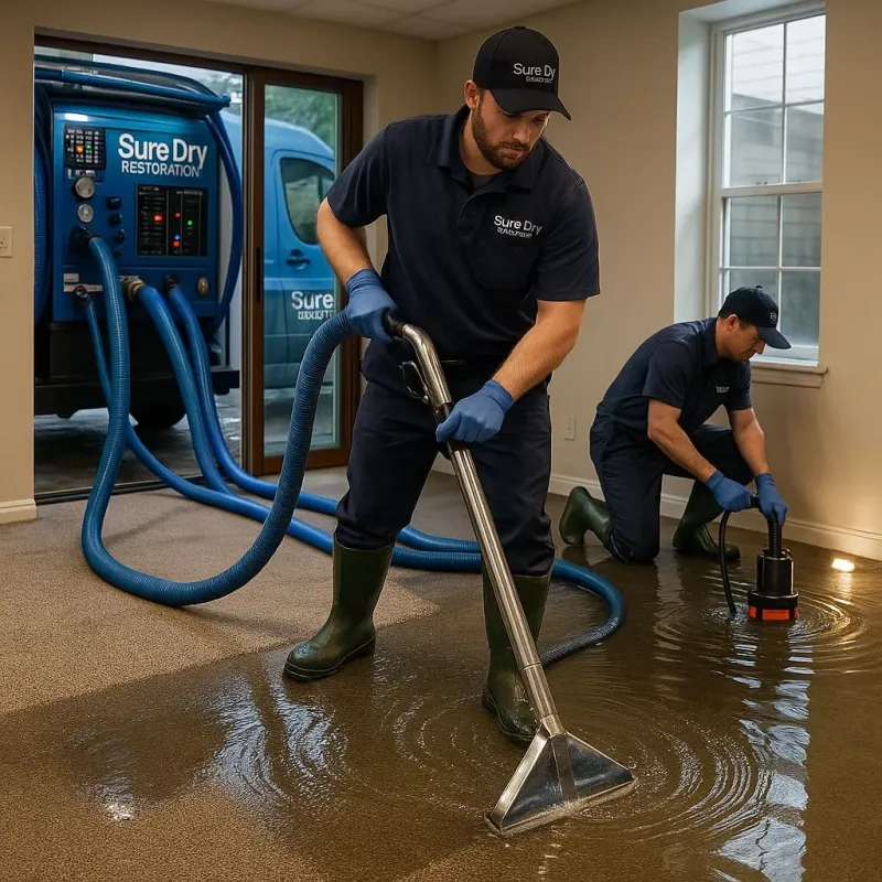 Water Extraction and Removal process in McAllen, TX